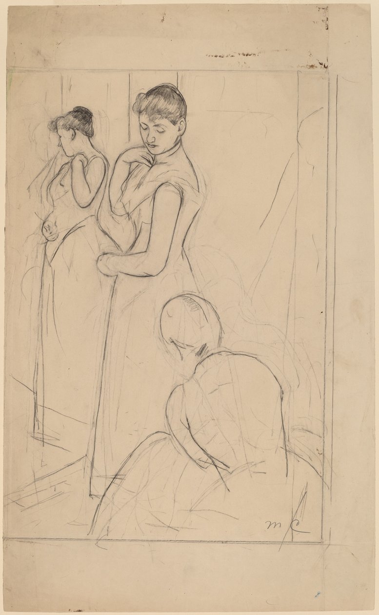 Uydurma [rekto], 1890-1891. by Mary Cassatt
