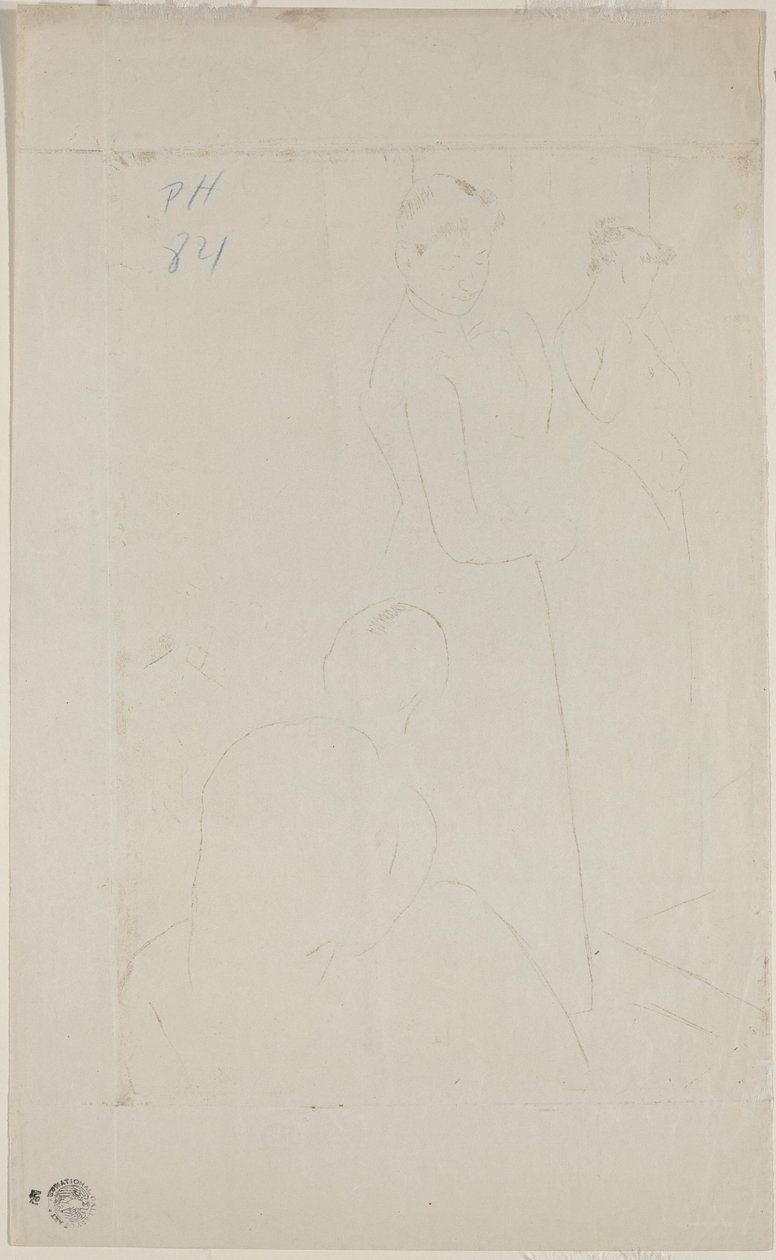 Uydurma [verso] by Mary Cassatt
