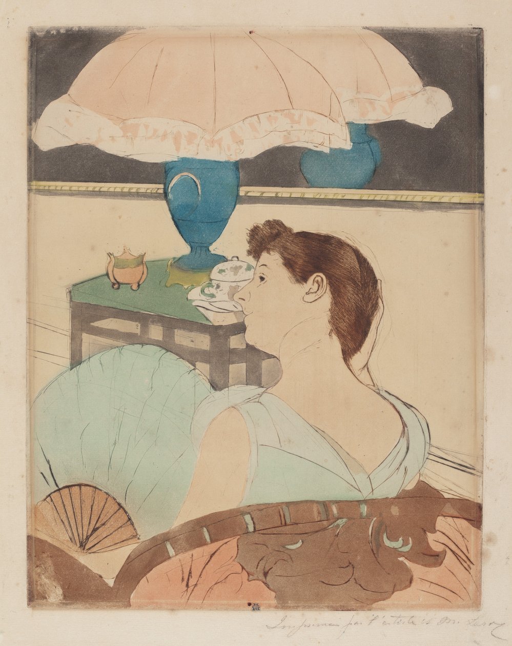 Lamba, 1890-1891. by Mary Cassatt