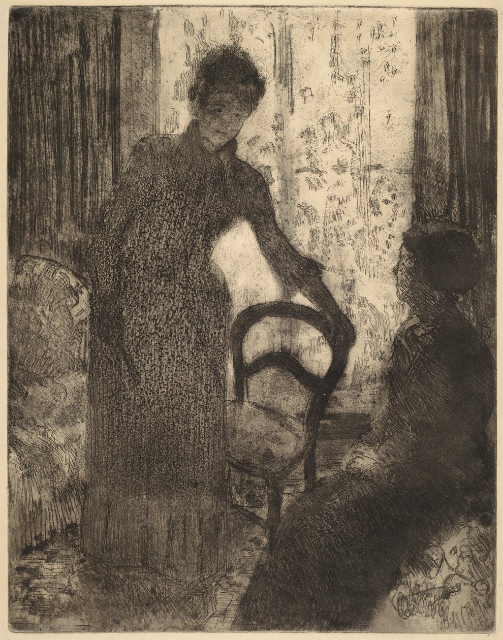 Ziyaretçi by Mary Cassatt