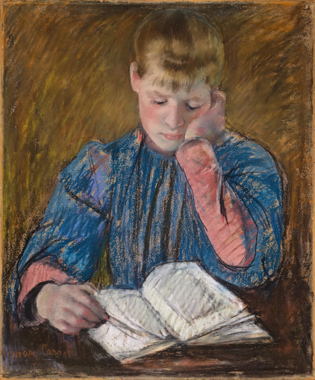 Genç Kız Okuma Genç Kız Okuma, c. 1894. by Mary Cassatt