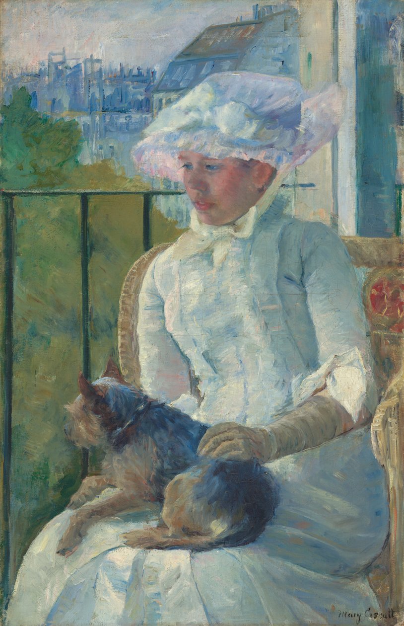 Penceredeki genç kız by Mary Cassatt