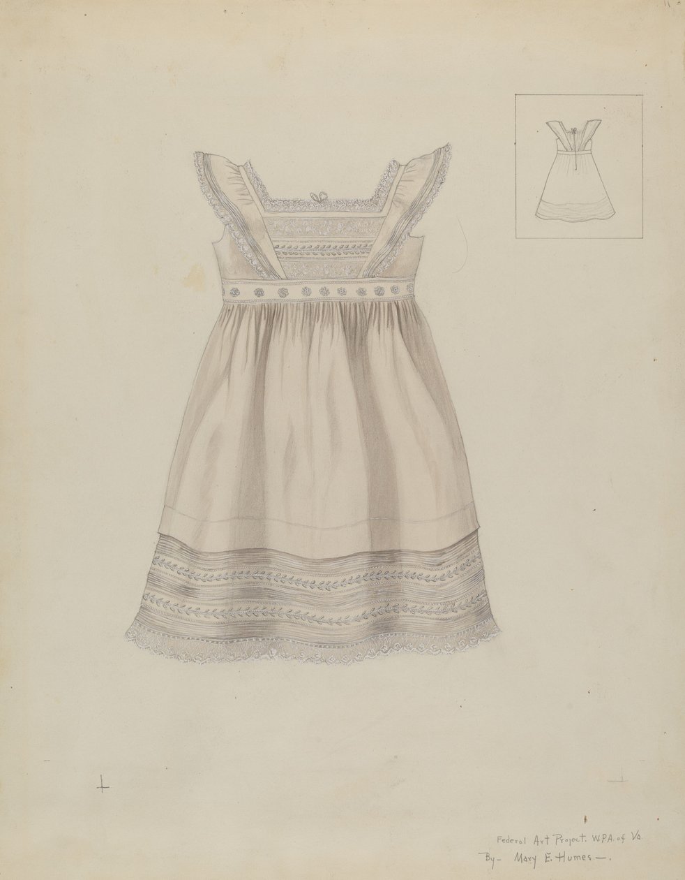 Çocuk Elbisesi, c. 1937. by Mary E Humes