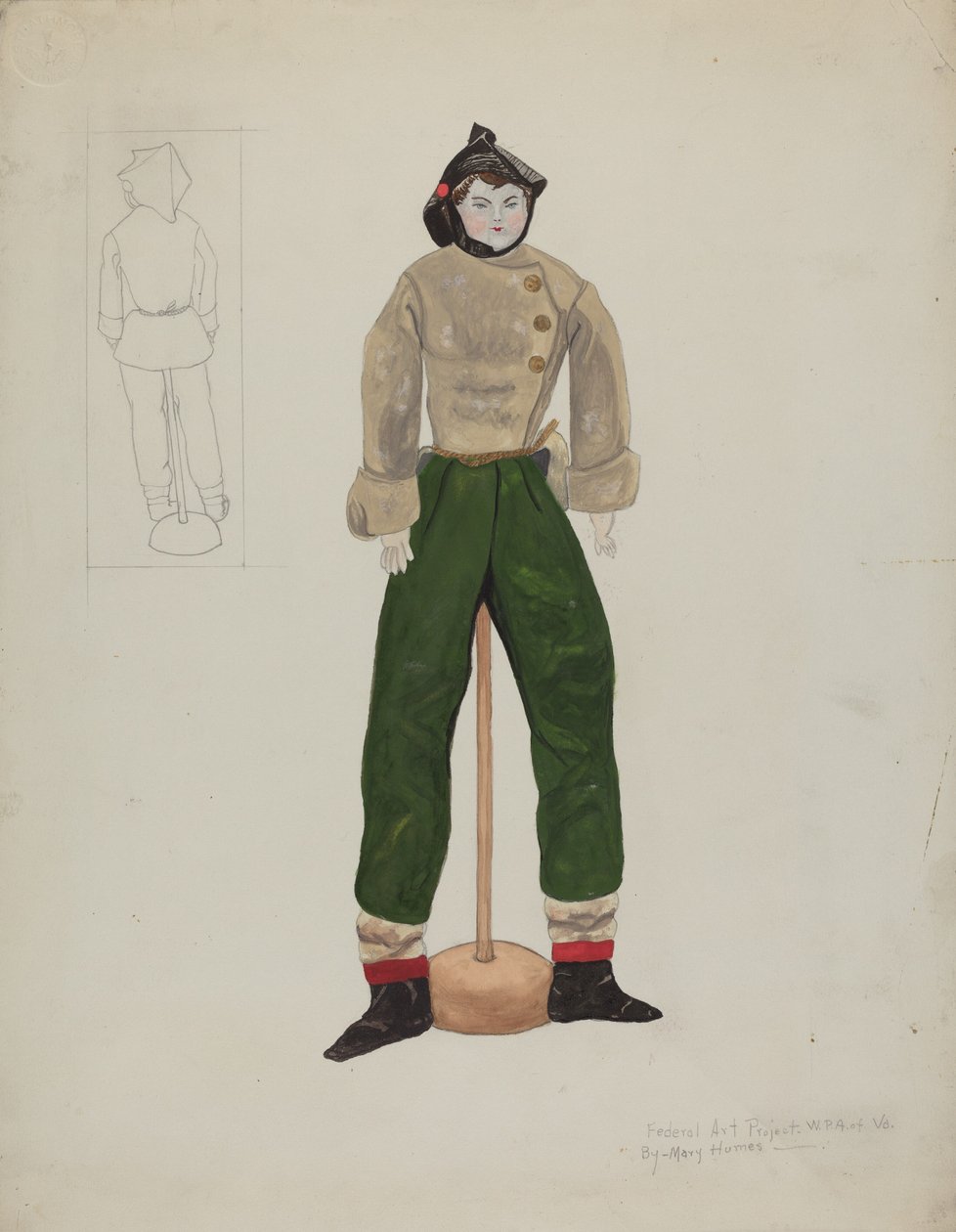 Bebek ve Kostüm, c. 1936. by Mary E Humes