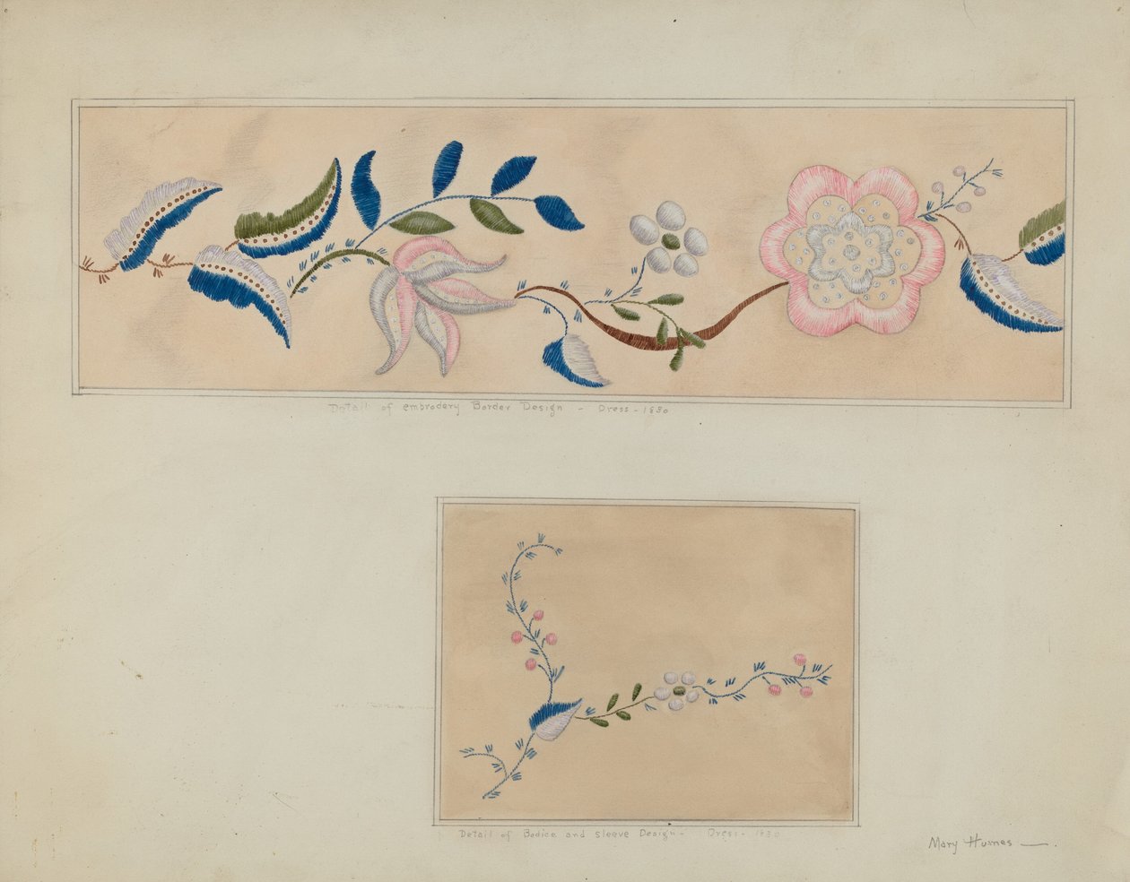 Nakış - Çocuk Elbisesi Detayı, 19351942. by Mary E Humes