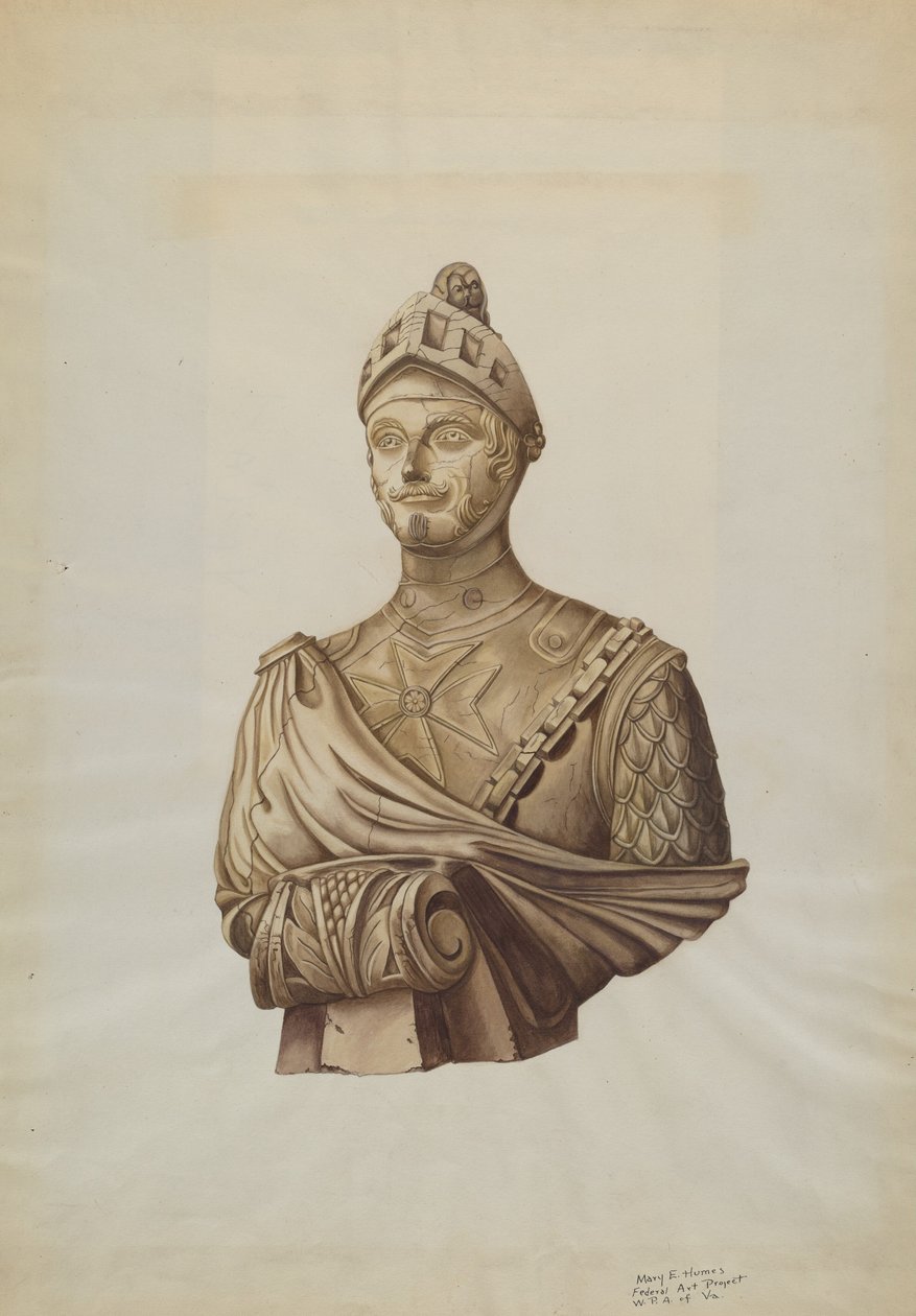 Figürbaşı: Savaşçı, c. 1938. by Mary E Humes