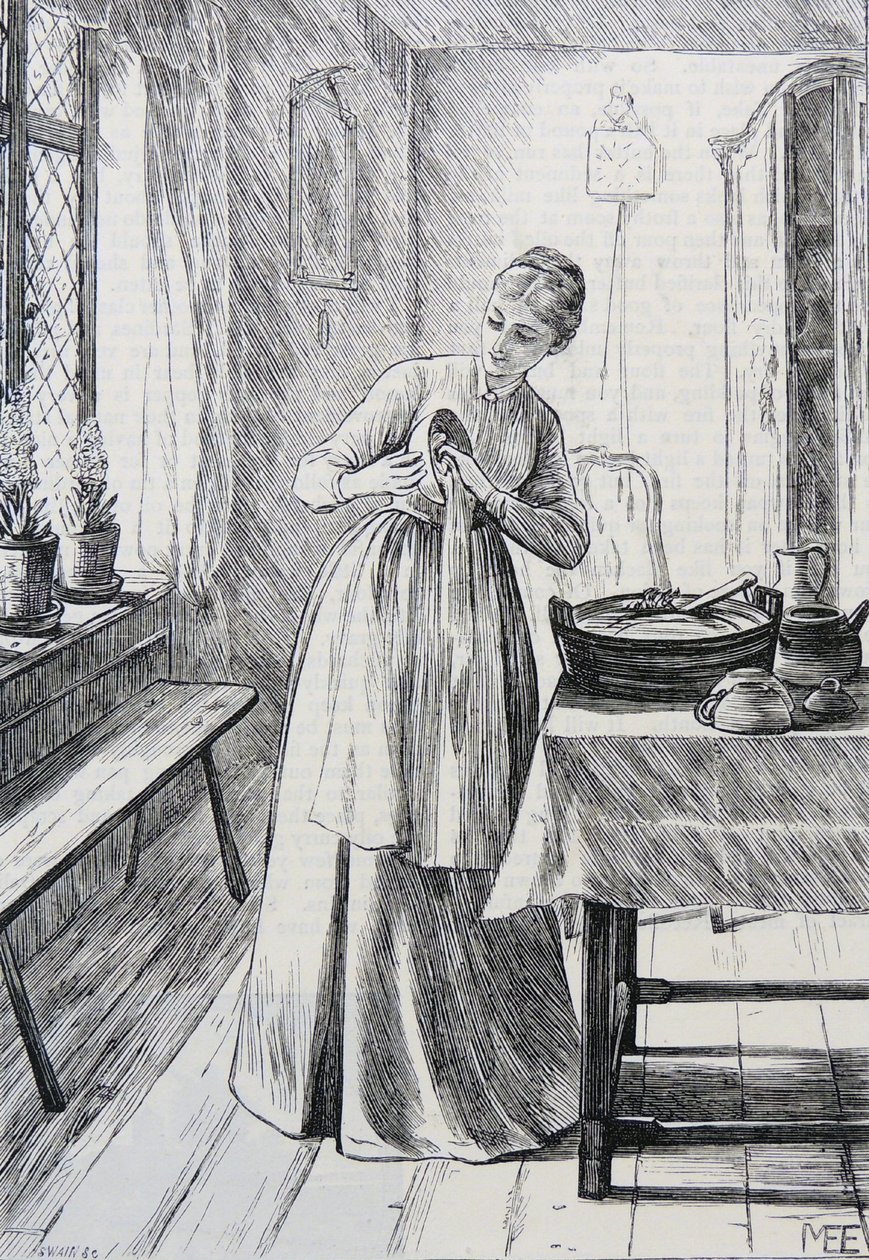 Ev hanımı çizimi by Mary Ellen Edwards