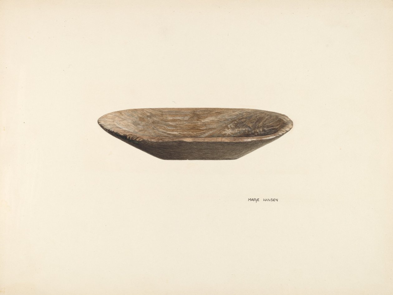 Ekmek Hamuru Kasesi, c. 1939. by Mary Hansen