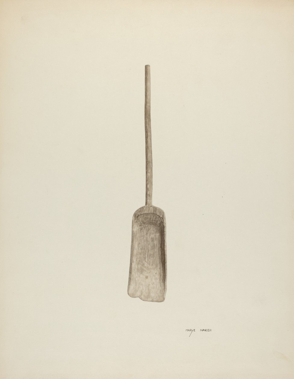 Tahıl Küreği, c. 1940. by Mary Hansen