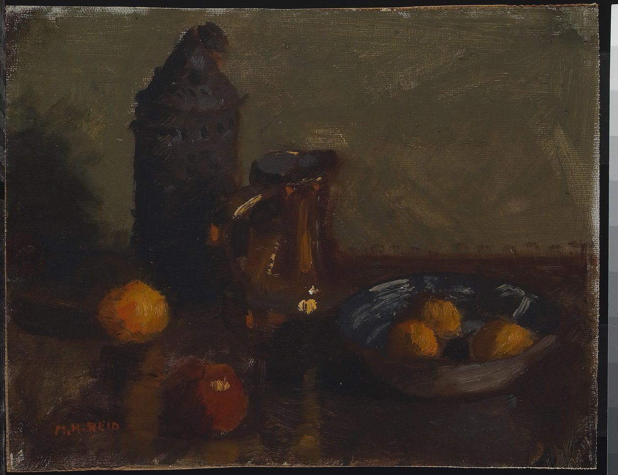 Meyveli Natürmort, c.1900 (sunta üzerine tuval üzerine yağlı boya) by Mary Hiester Reid