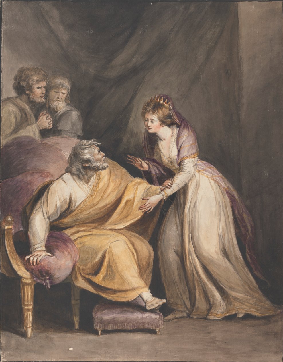 Lear ve Cordelia by Mary Hoare