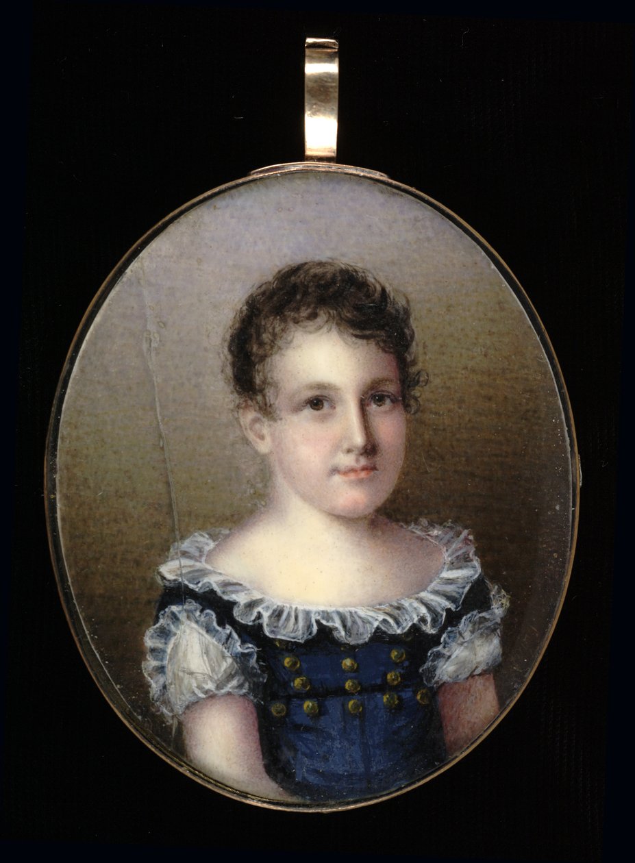 Genç Bir Kızın Portresi, 1825. by Mary Jane Simes