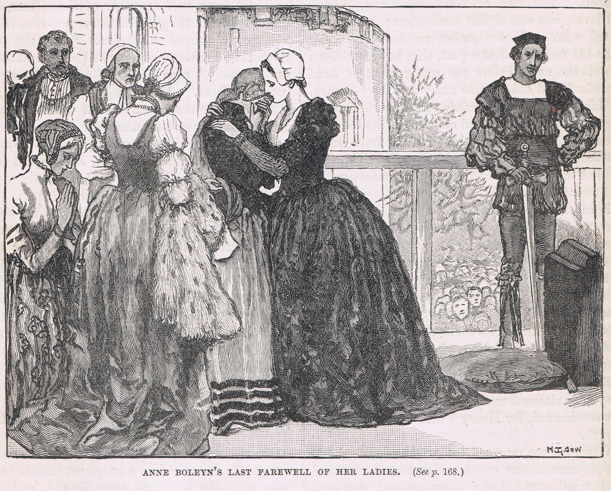 Ann Boleyn'in hanımlarına son vedası by Mary L. Gow