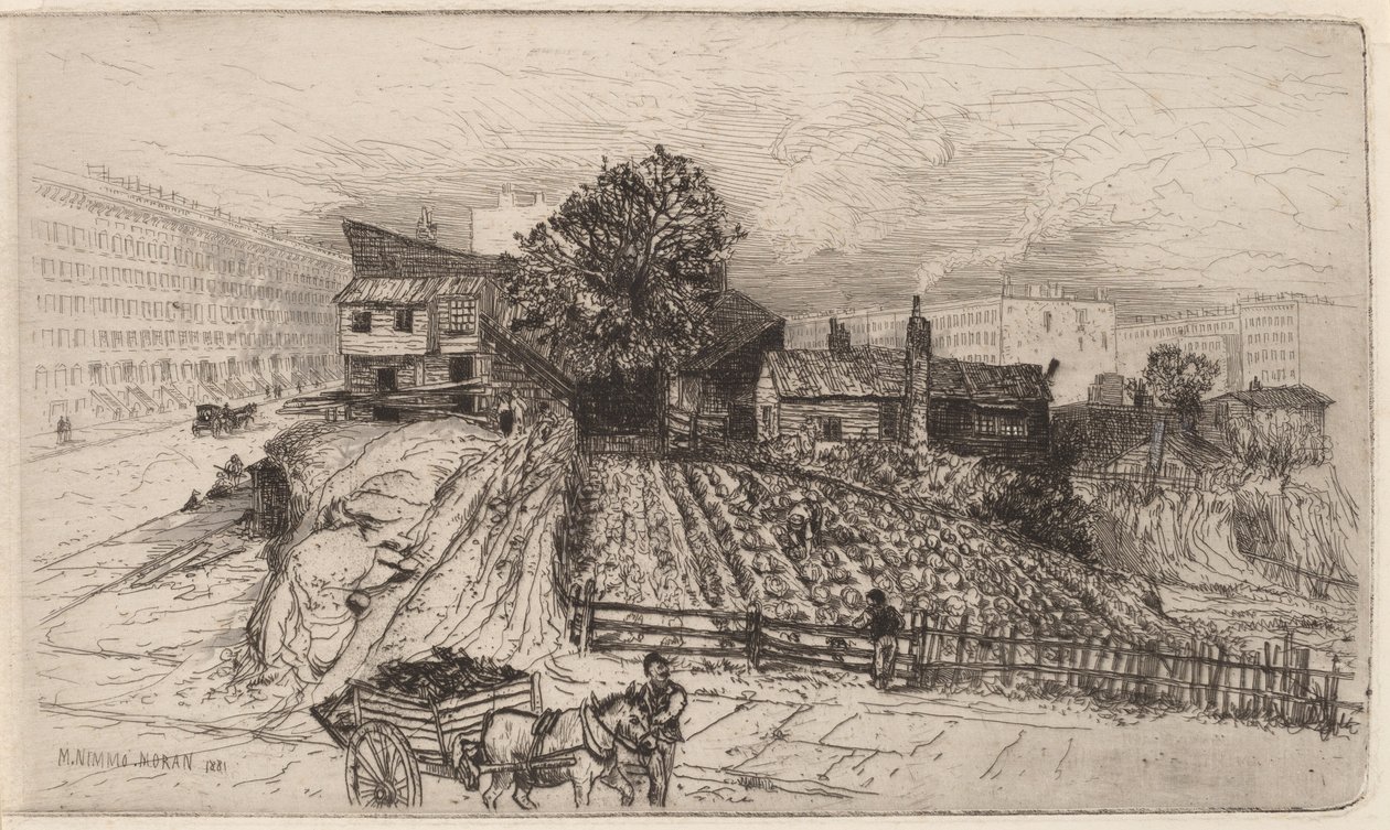Bir Şehir Çiftliği—New York by Mary Nimmo Moran