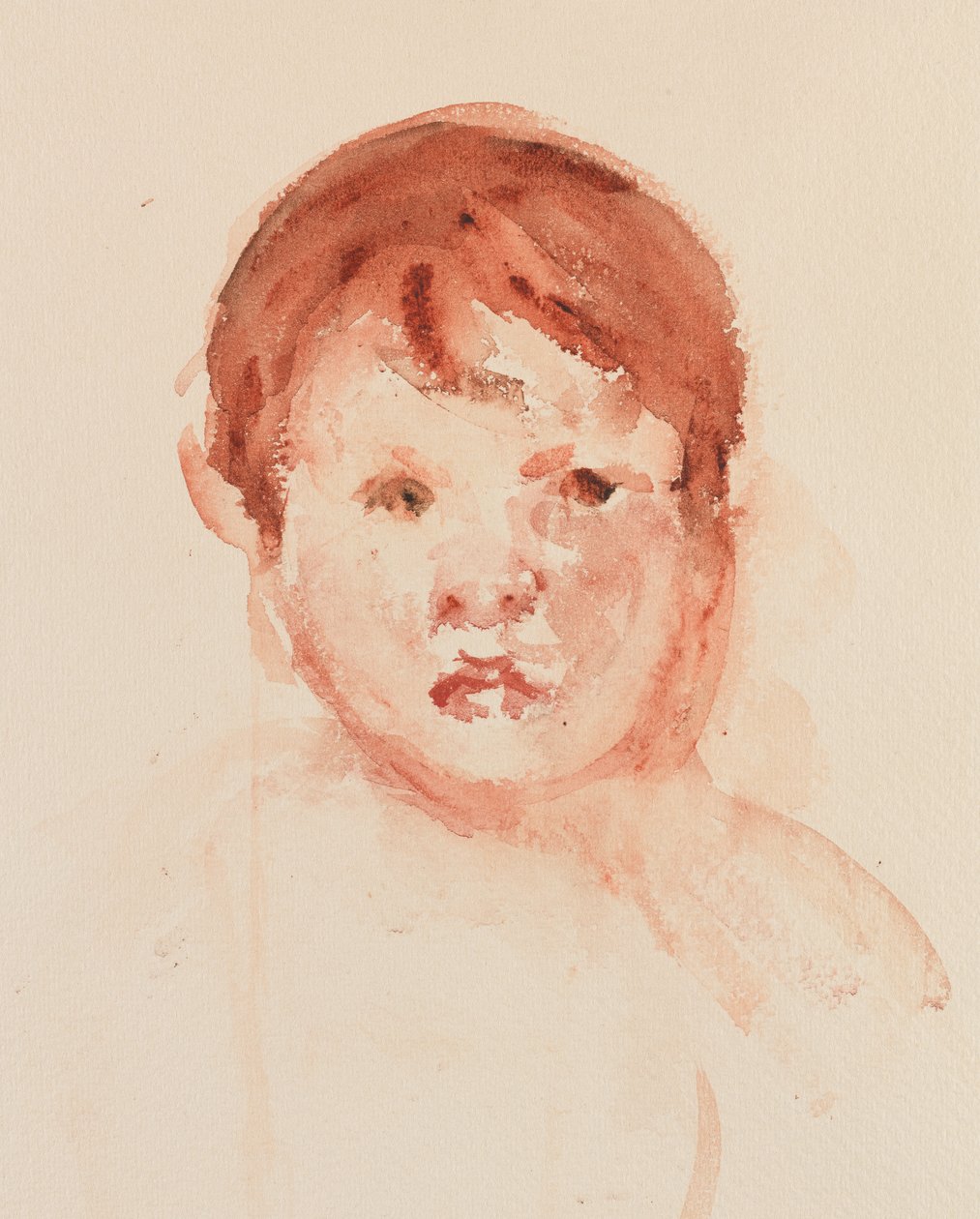 Çocuk Başkanı, 19. yüzyıl sonu - 20. yüzyıl başı (kağıt üzerine suluboya) by Mary Stevenson Cassatt