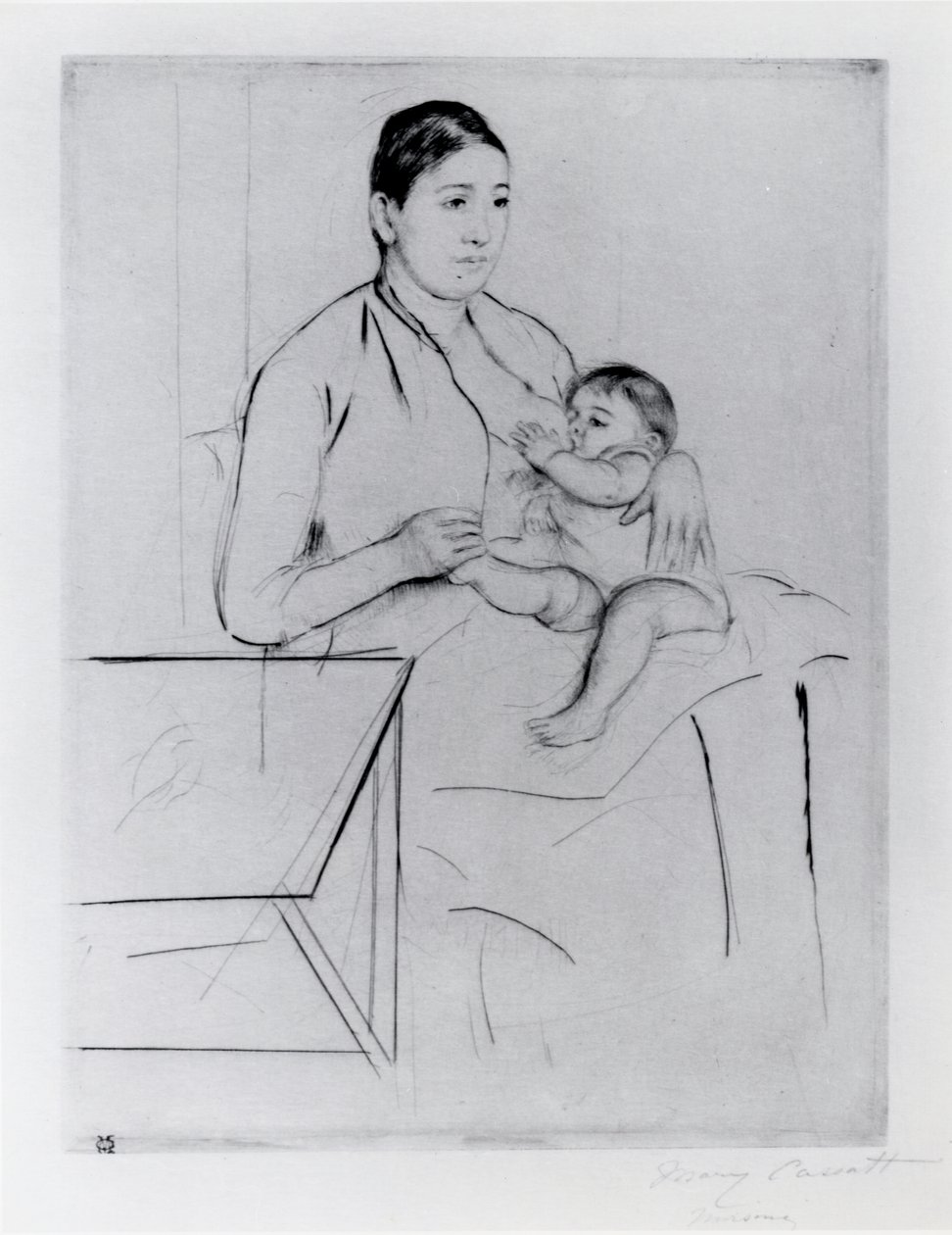 hemşirelik by Mary Stevenson Cassatt