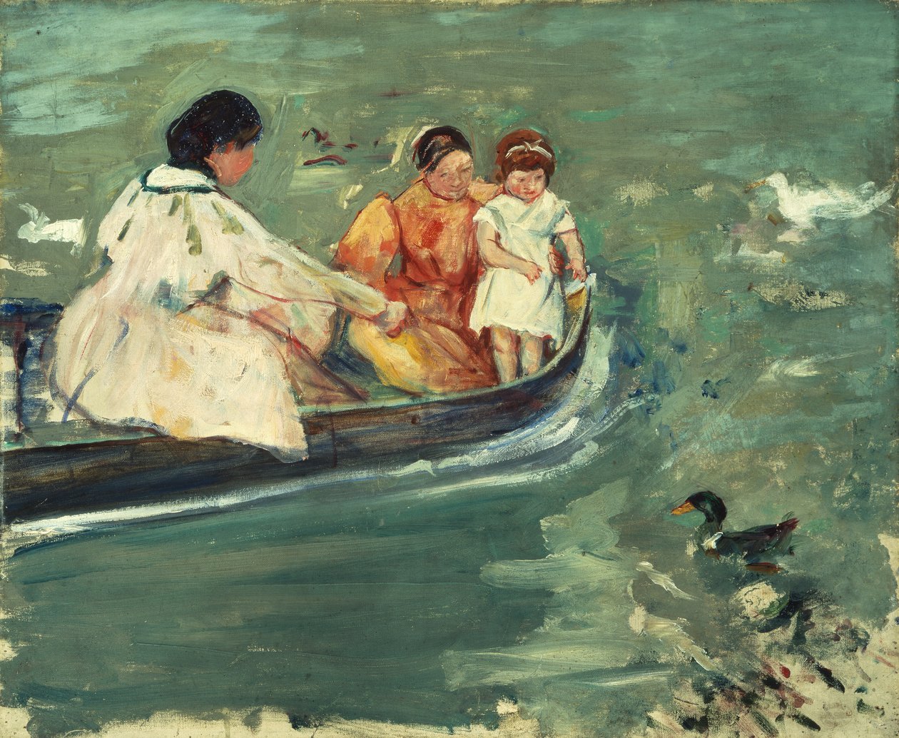 Su Üzerinde by Mary Stevenson Cassatt