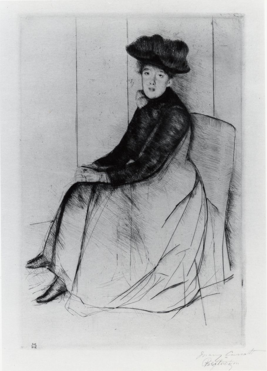 Refleks by Mary Stevenson Cassatt