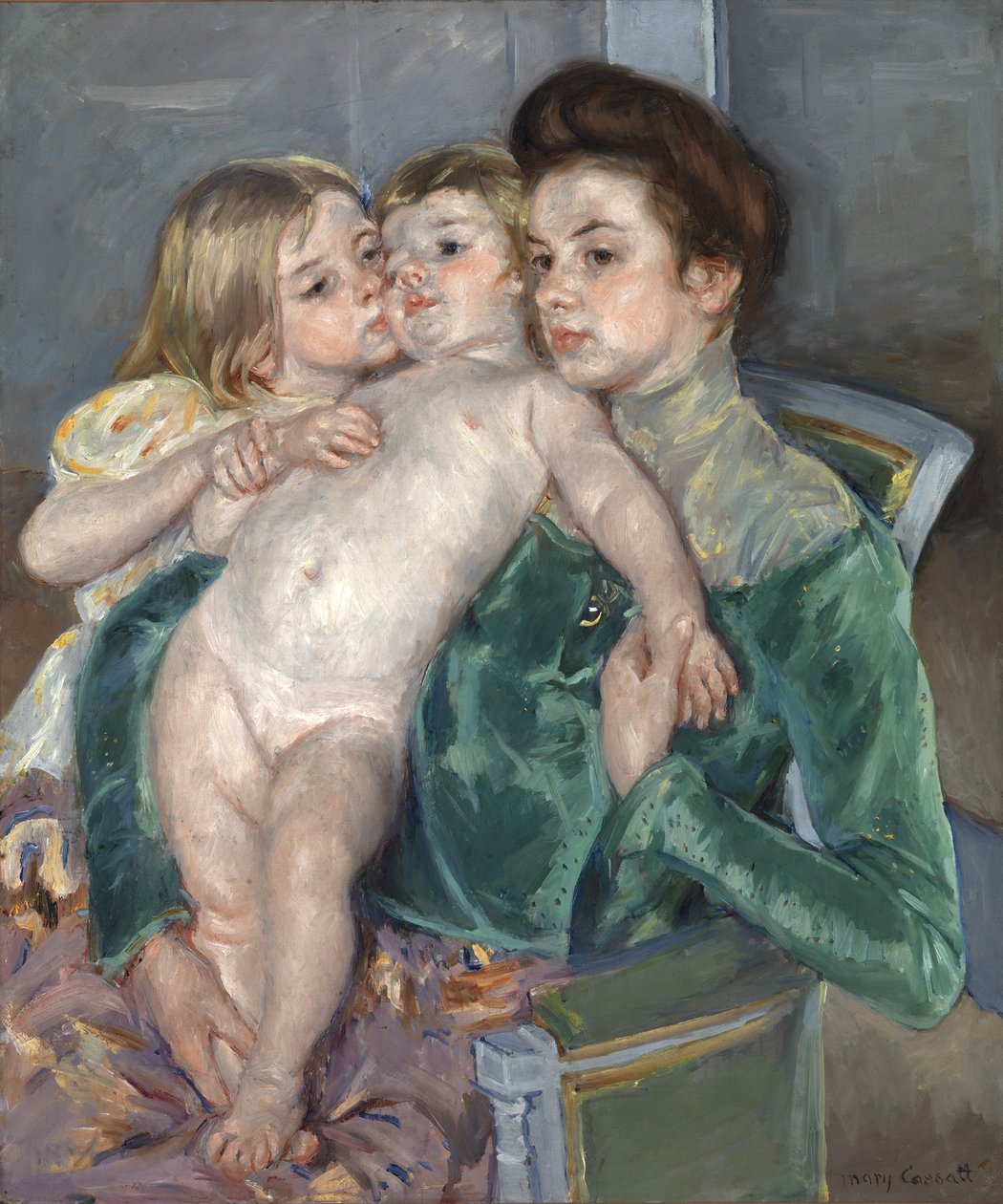 okşamak by Mary Stevenson Cassatt