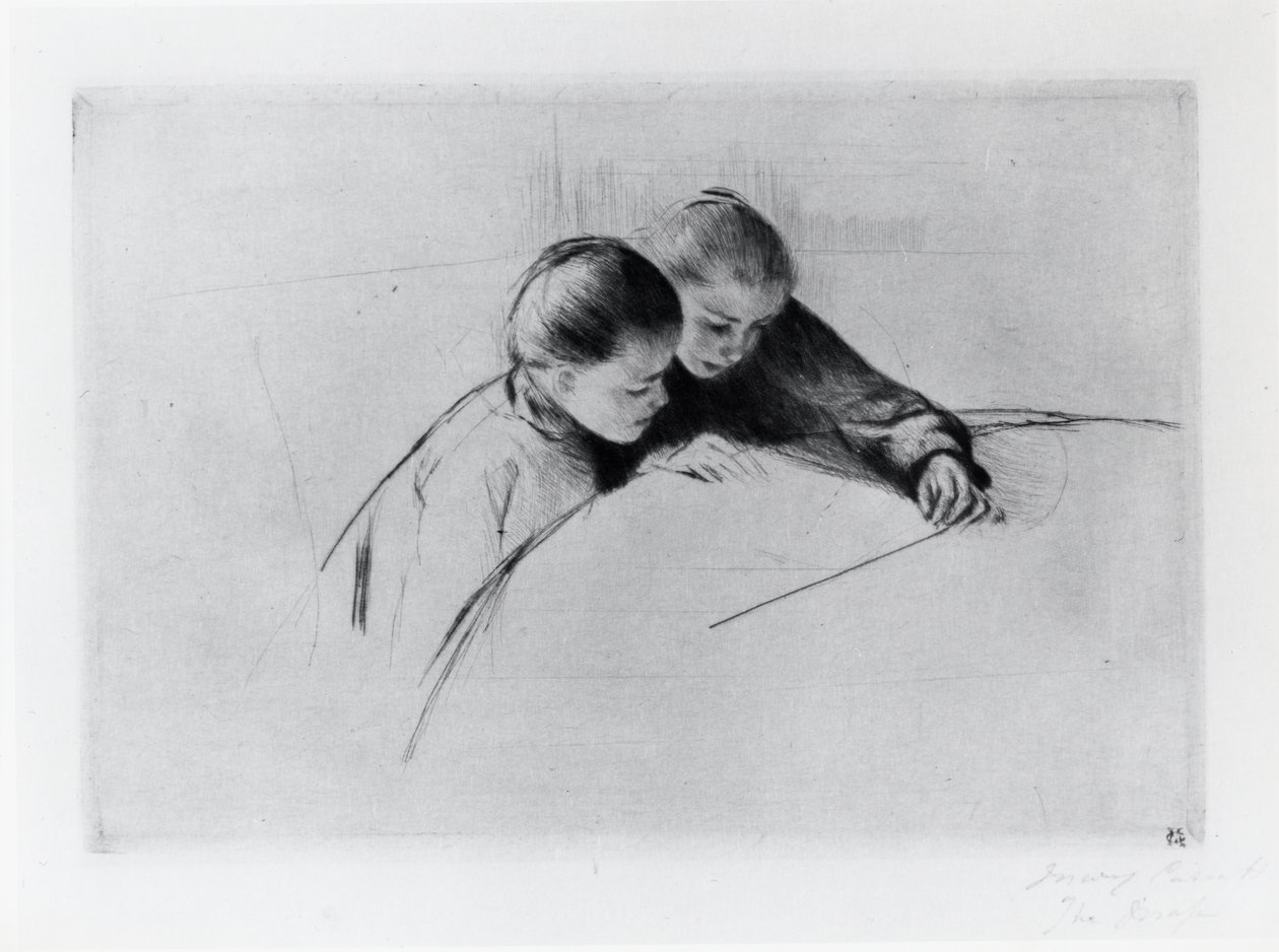 Harita veya Ders by Mary Stevenson Cassatt