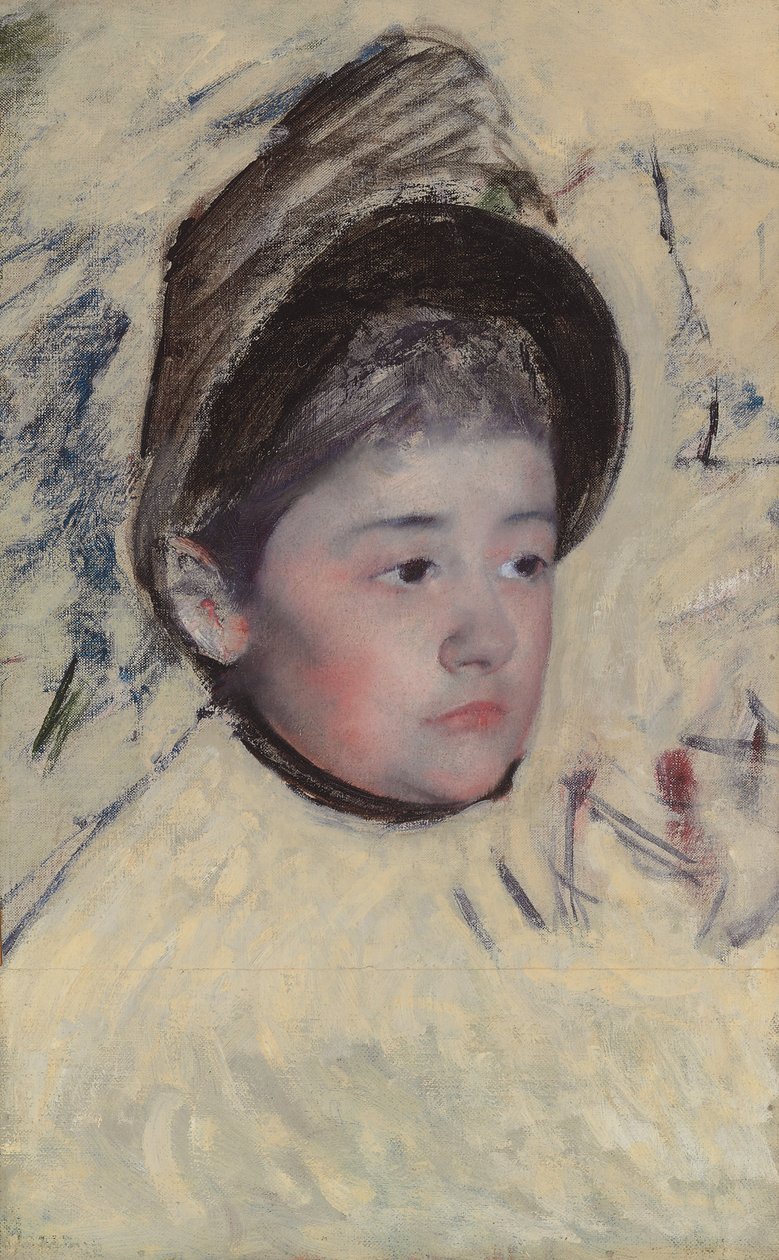 Bone Giyen Kadın, 1889 dolayları by Mary Cassatt