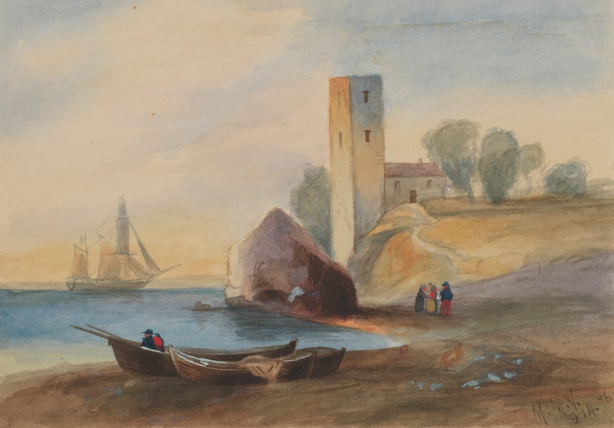 İsimsiz Manzara, 1876. by Mary Vaux Walcott