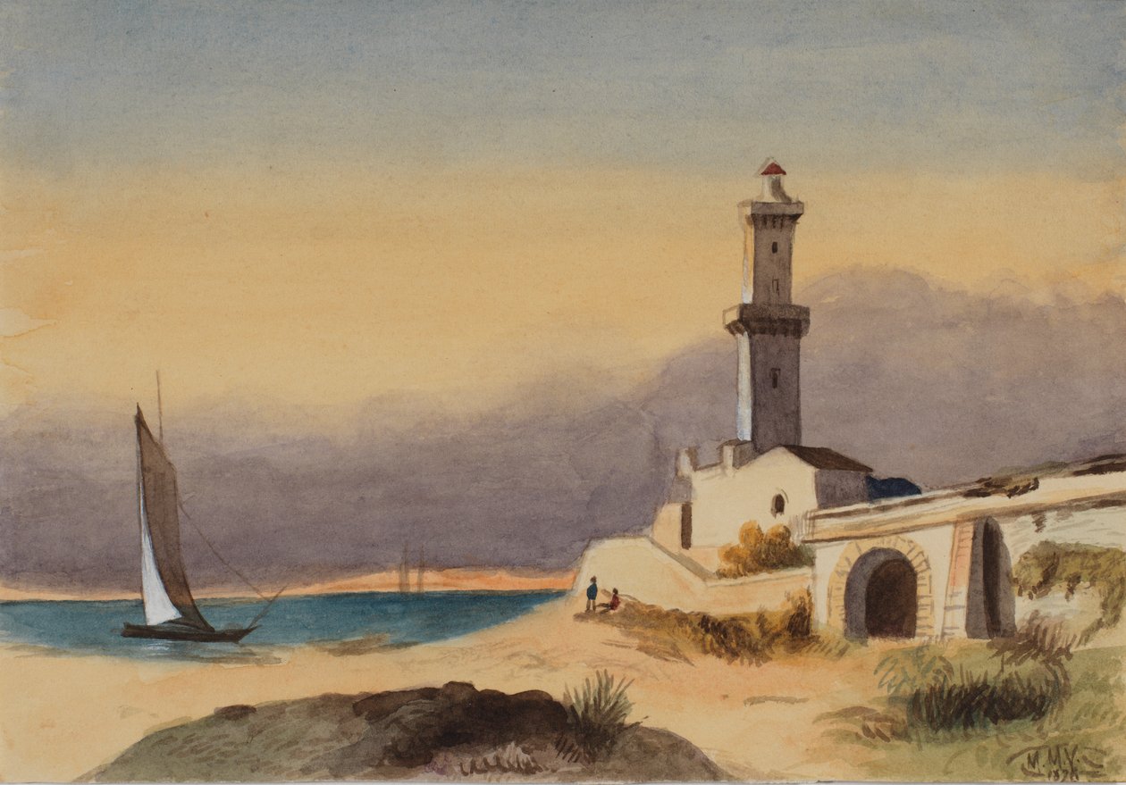 İsimsiz Manzara, 1876. by Mary Vaux Walcott