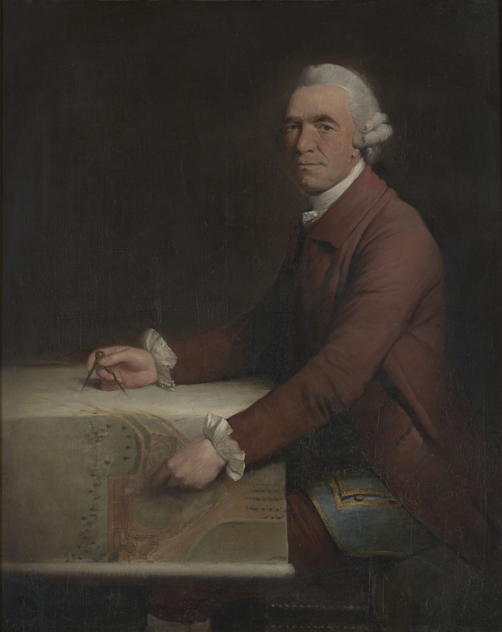 Portrait of Kenton Couse, British architect (1721-1790) by Mason Chamberlin
