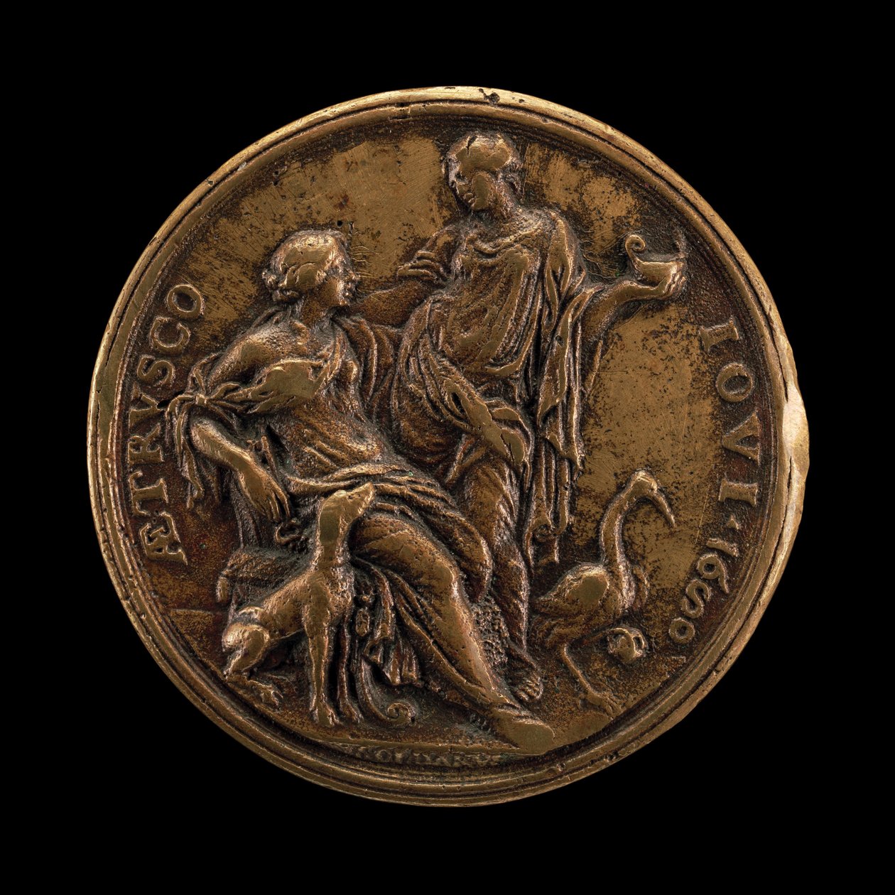 Teyakkuz ve Sadakat Alegorisi [ters], 1680. by Massimiliano Soldani
