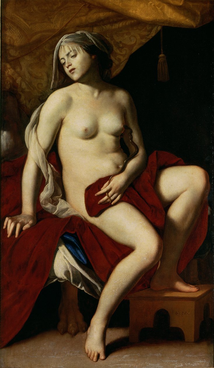 ಕ್ಲಿಯೋಪಾತ್ರ, c.1640ಟರ್ಕ್ by Massimo Stanzione