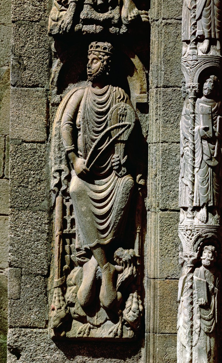 Kral David, Portico de las Platerias