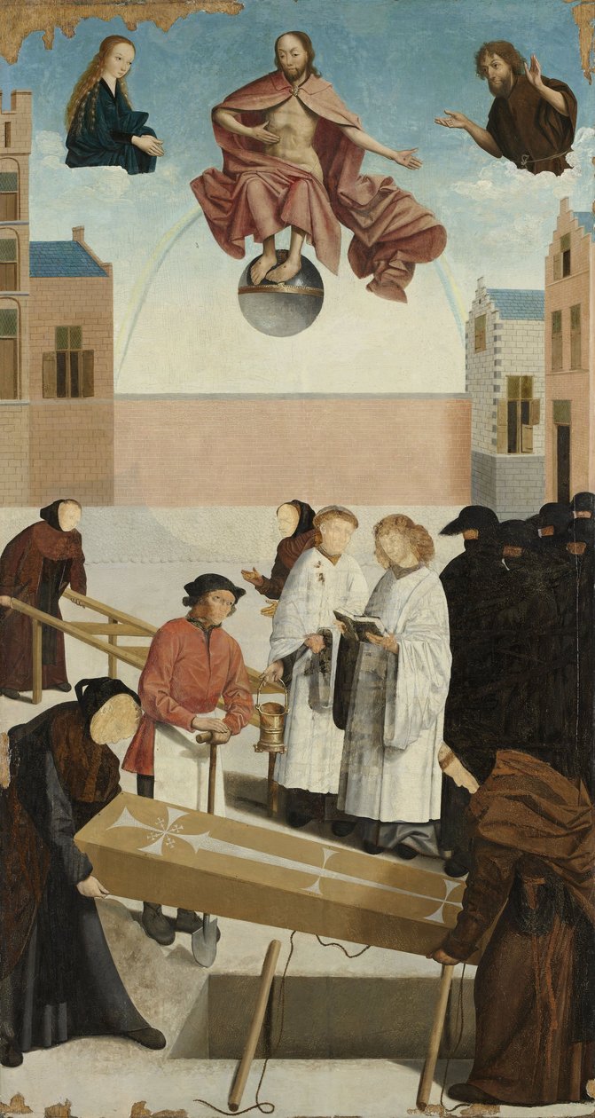 Yedi Merhamet Eserinden Ölüleri Gömmek, 1504 by Master of Alkmaar