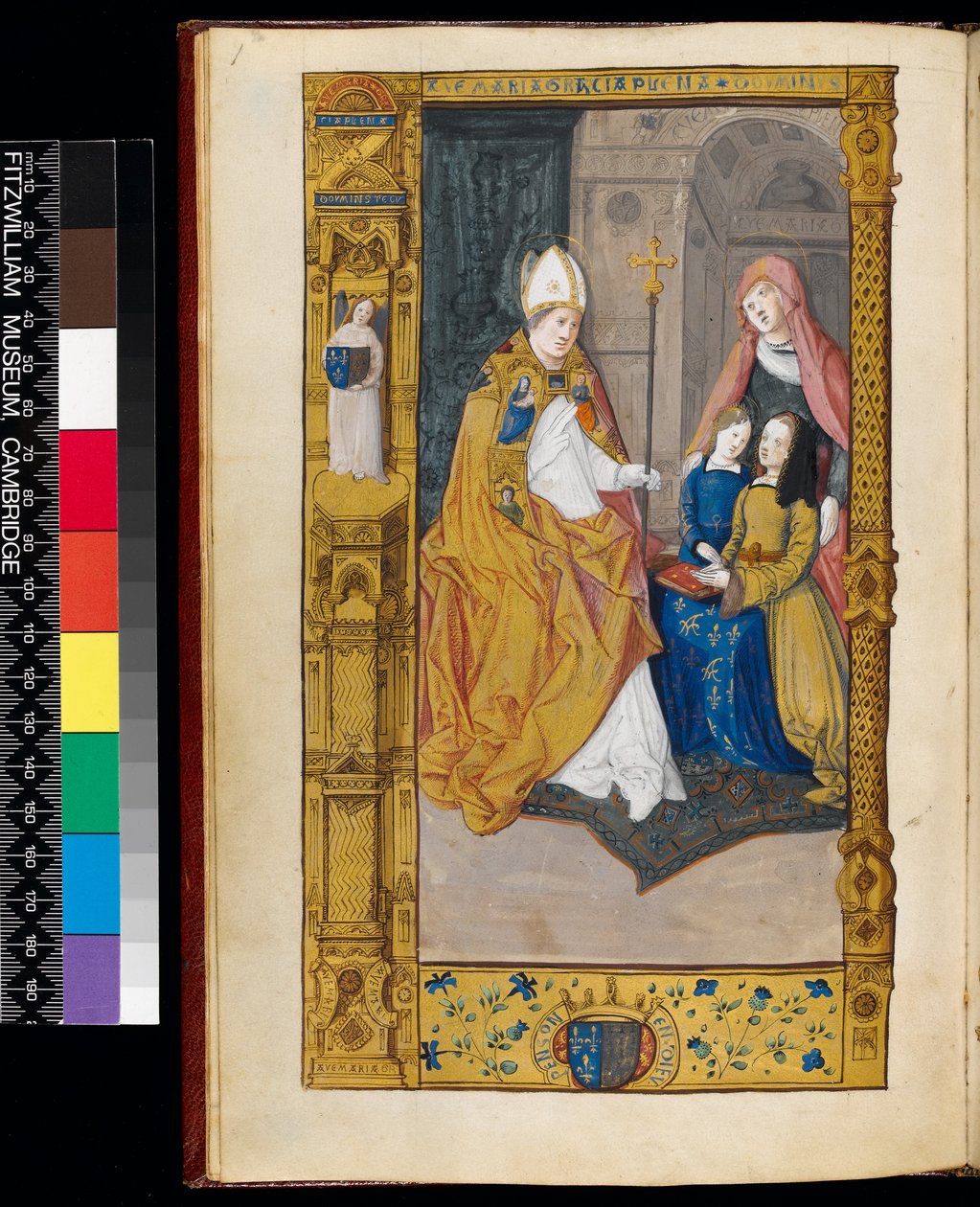 Bayan 159, fol 2v Anne of Brittany, St Claude