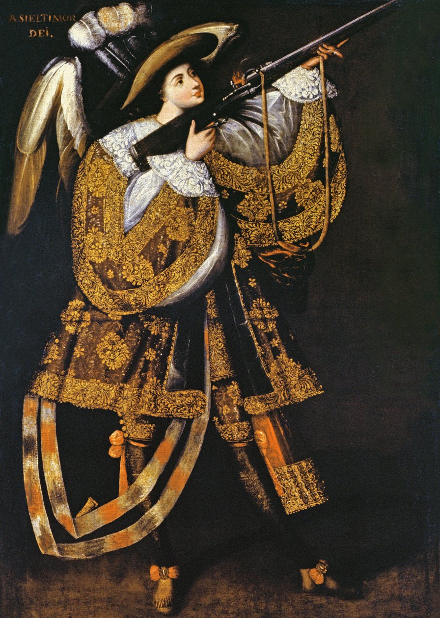 Melek Arcabucero by Master of Calamarca