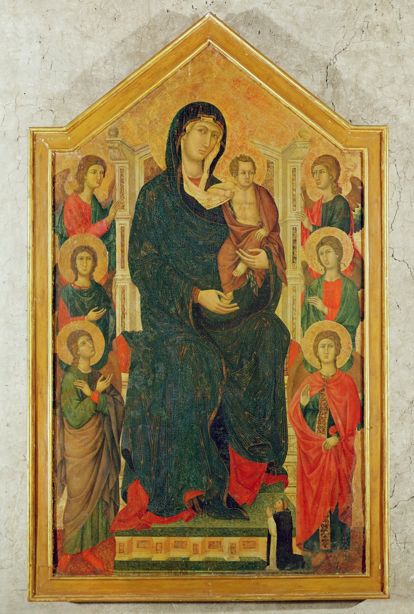 Maesta (panelde tempera) by Master of Citta di Castello