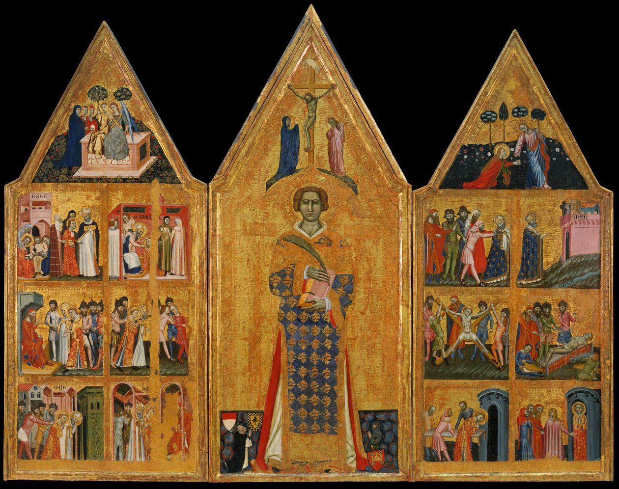 Saint Vincent Altarpiece by Master of Estopiñán
