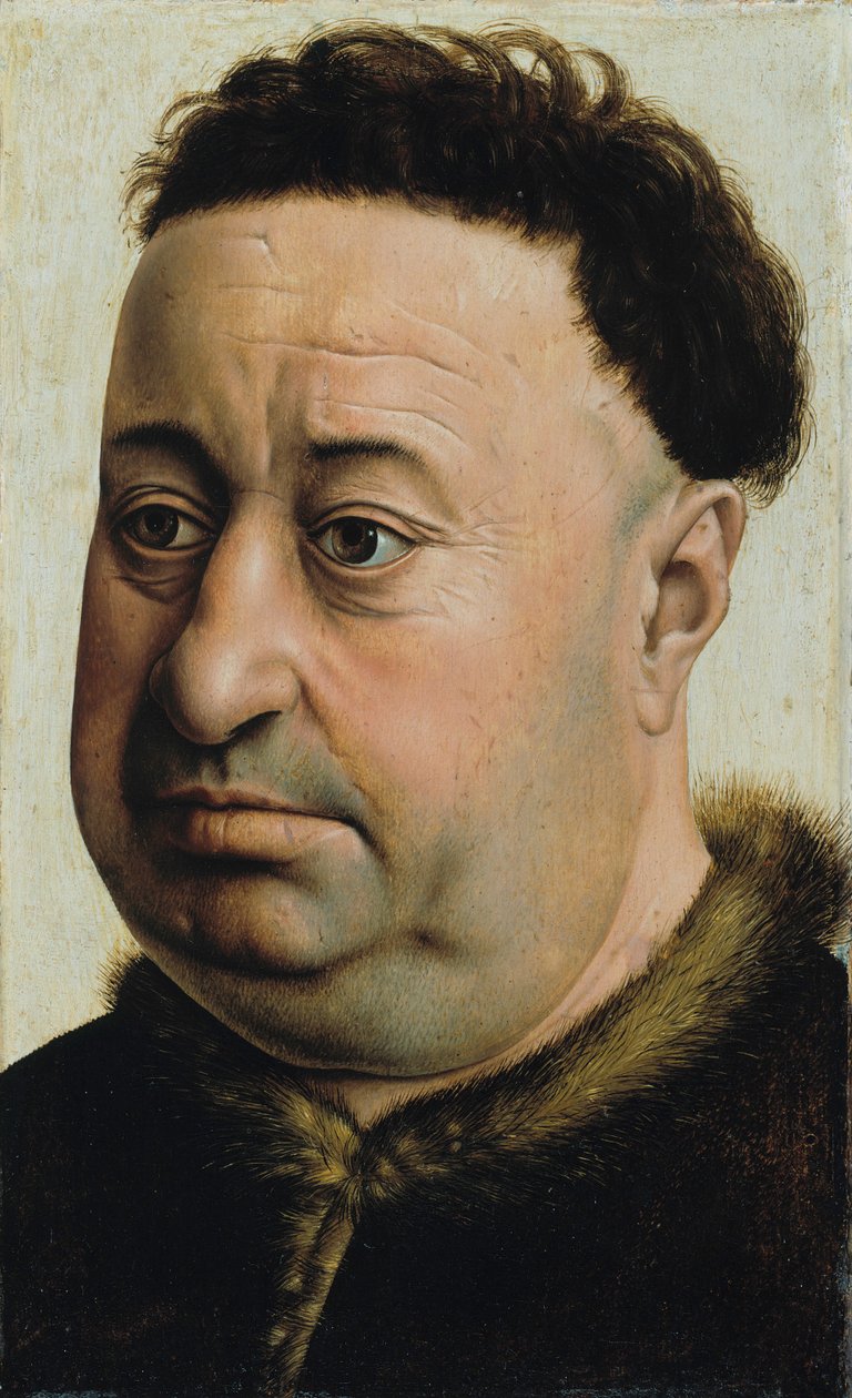 Şişman Bir Adamın Portresi by Master of Flémalle