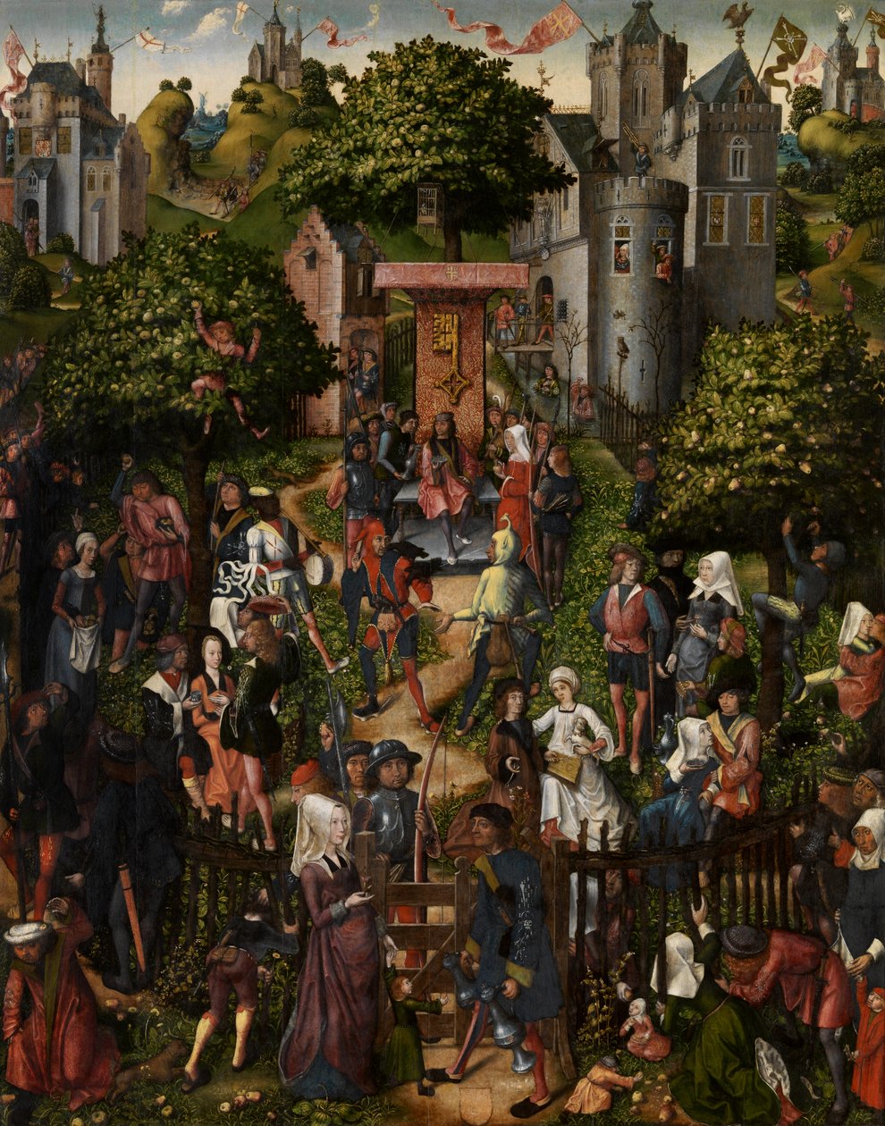 okçular festivali by Master of Frankfurt