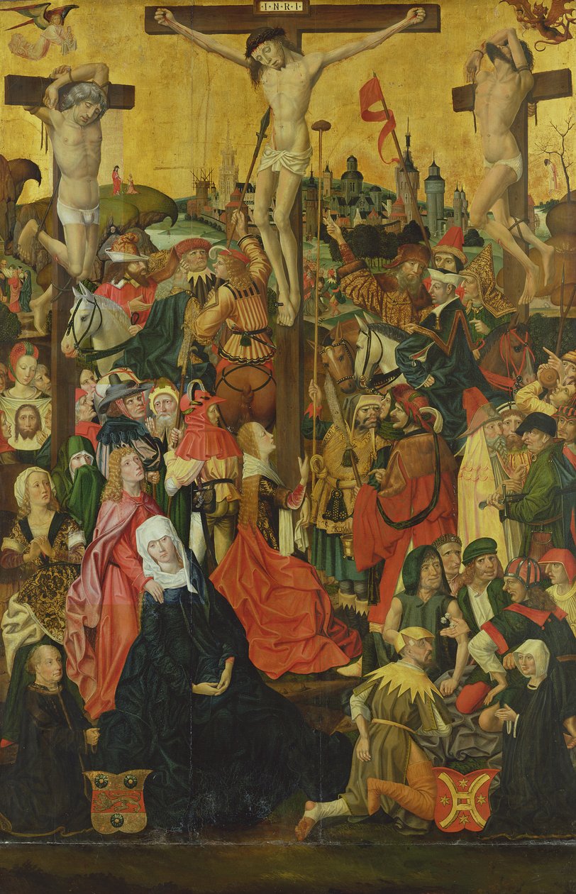 Çarmıha Gerilme, c.1500 (ayrıca bkz. 182371) by Hamburg Master