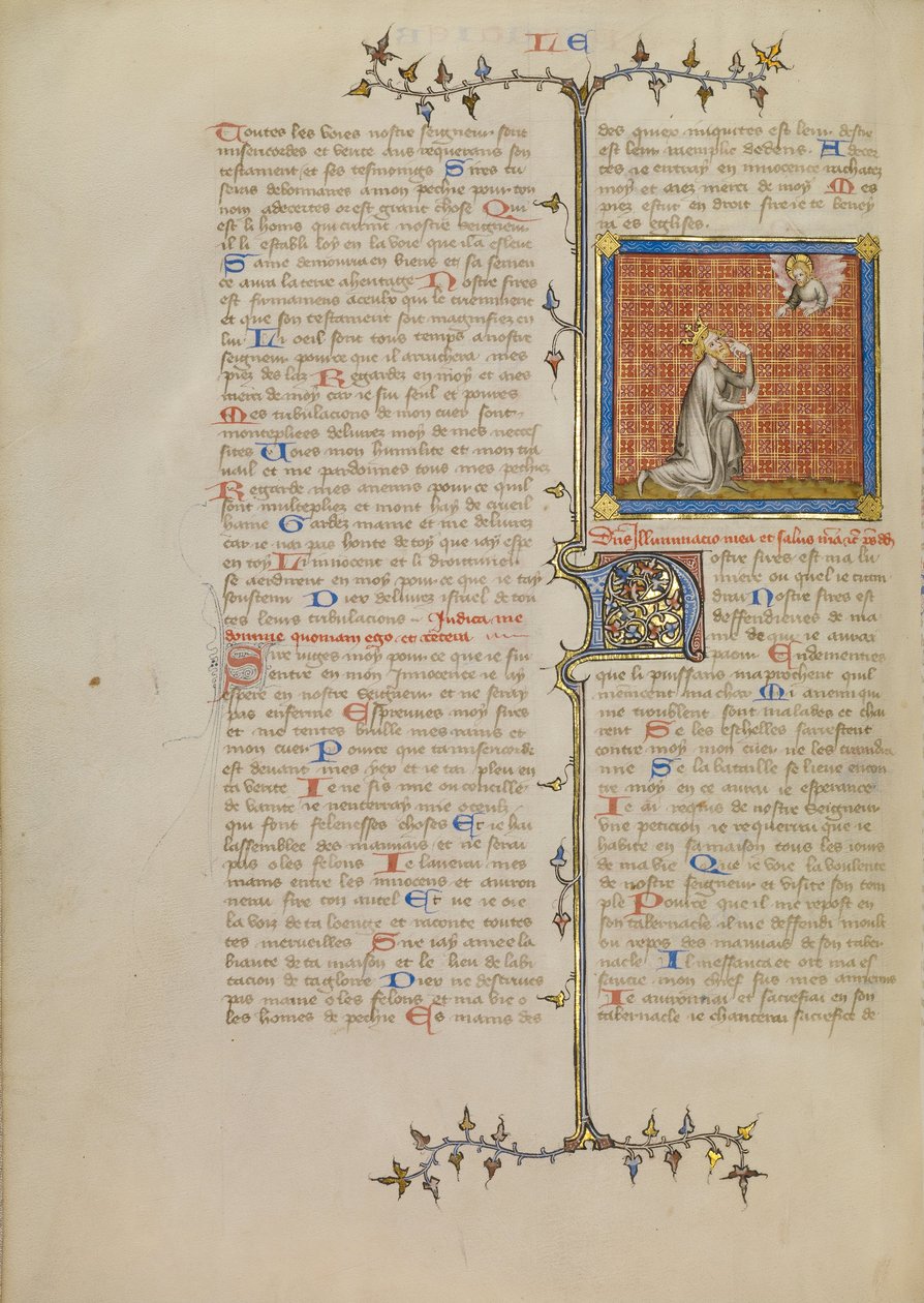 David gözünü işaret ediyor by Master of Jean