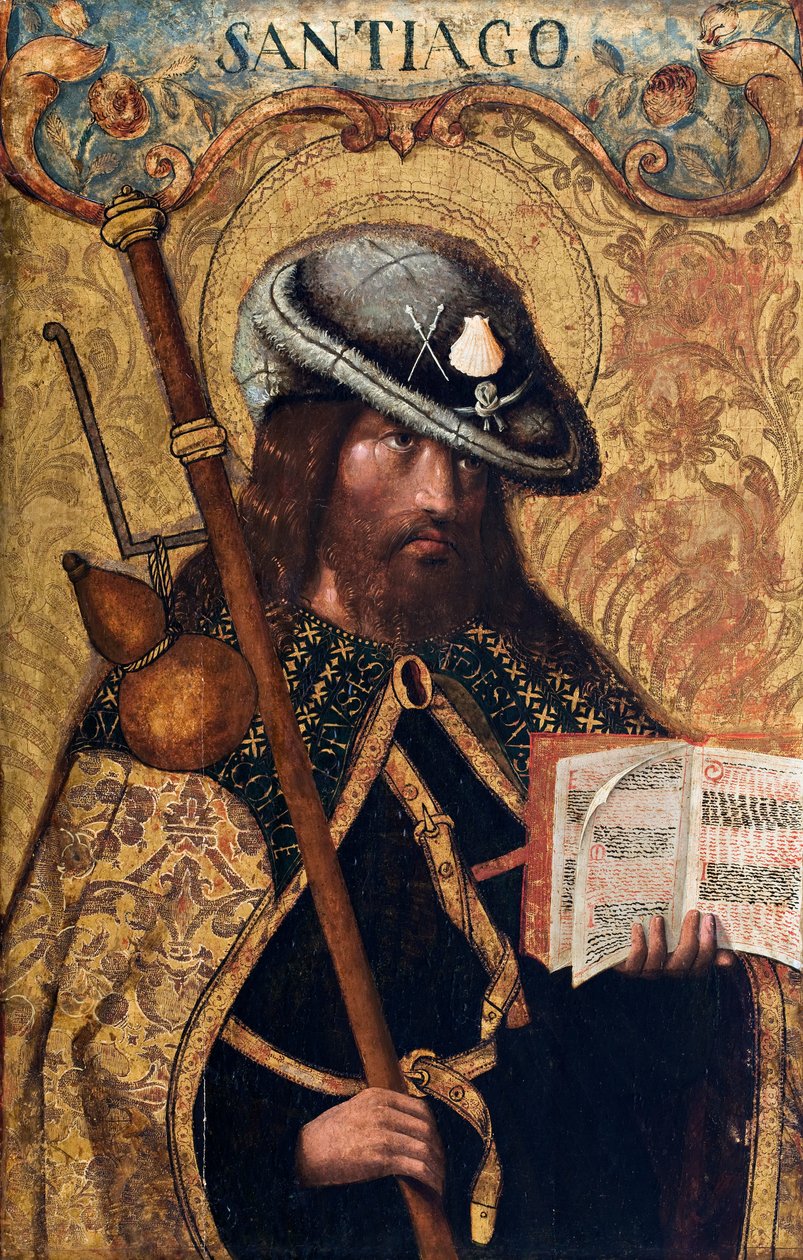 St. James Major (meşe panel üzerinde tempera) by Master of Mambrillas