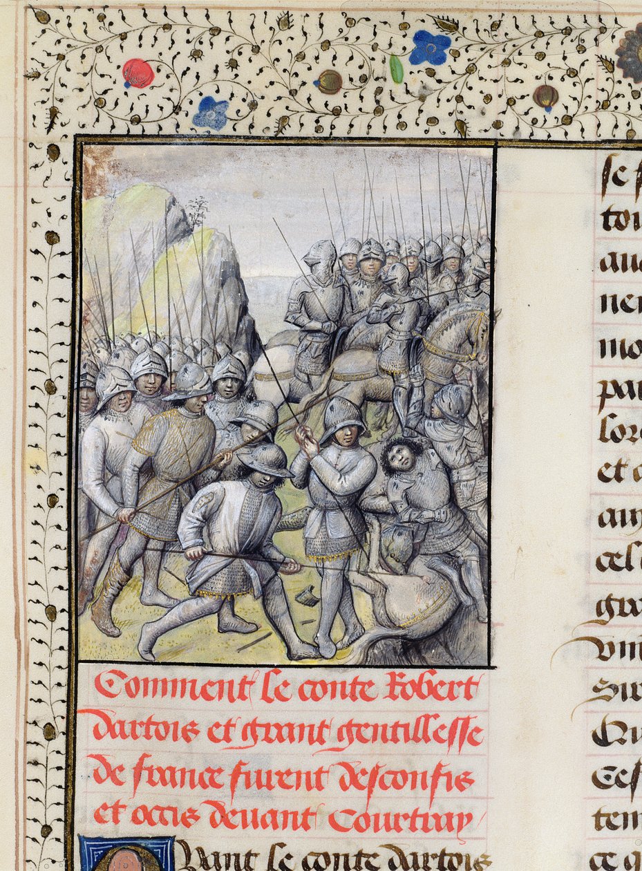 Bayan 659 f.137 r. Flamanlar, 1302, 1477