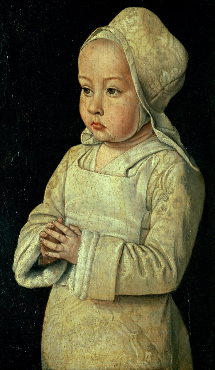 Bourbon'lu Suzanne'in portresi (1491-1521) II. Peter ve Fransa'nın Anne kızı, Bourbon Dükü ve Düşesi, 1492-93 by Master of Moulins