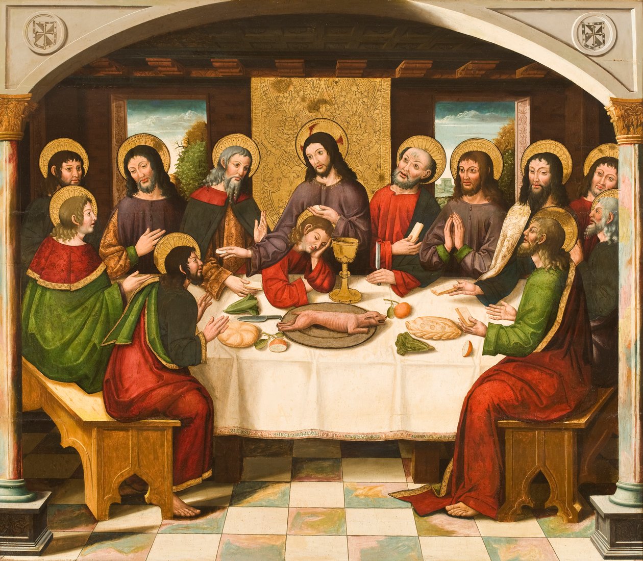 Son Akşam Yemeği, c.1525 by Master of Portillo