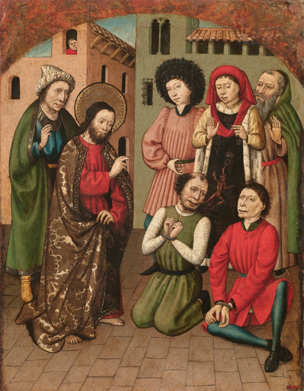 Aziz Bartholomew Şeytan Çıkarma by Master of Saint Bartholomew