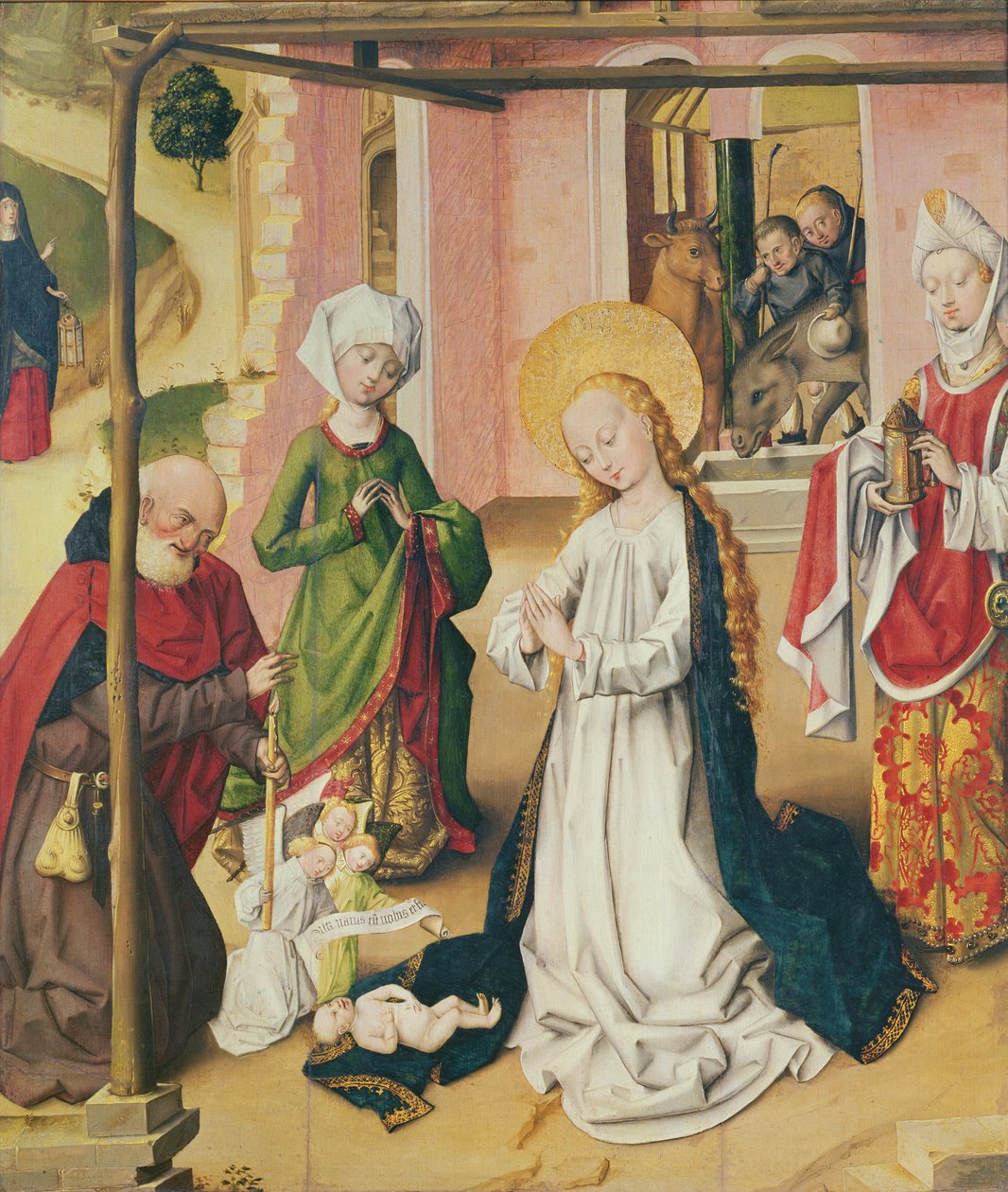 Bebeğin Hayranlığı, c.1500 by Master of St. Bartholemew