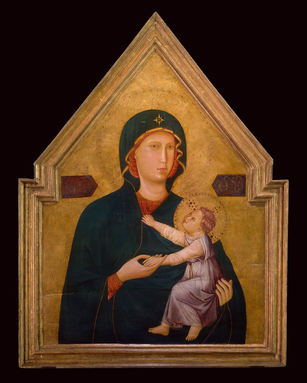 madonna ve çocuk by Master of St. Cecilia