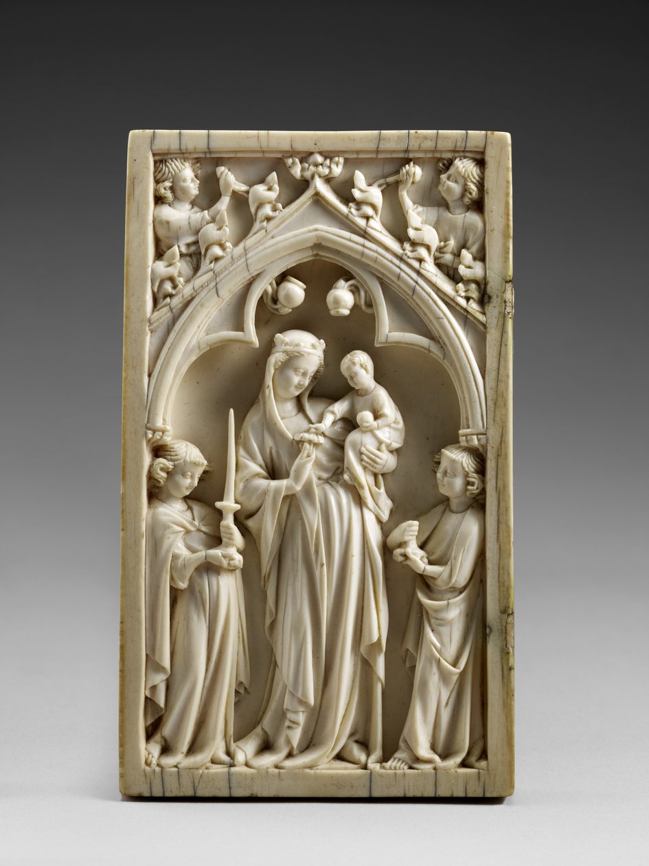 Bakire ve Şanlı Çocuk, c.1325-50 by Master of the Berlin Triptych Master of the Berlin Triptych