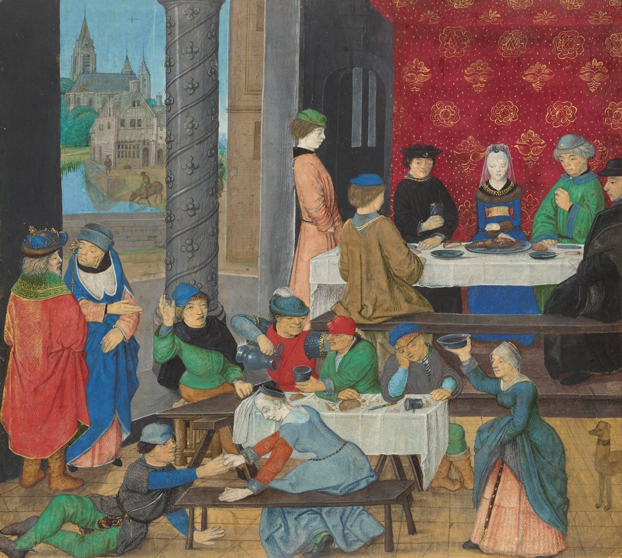 Ilıman ve Ilımlı, c.1475-80 by Master of the Dresden Prayer Book