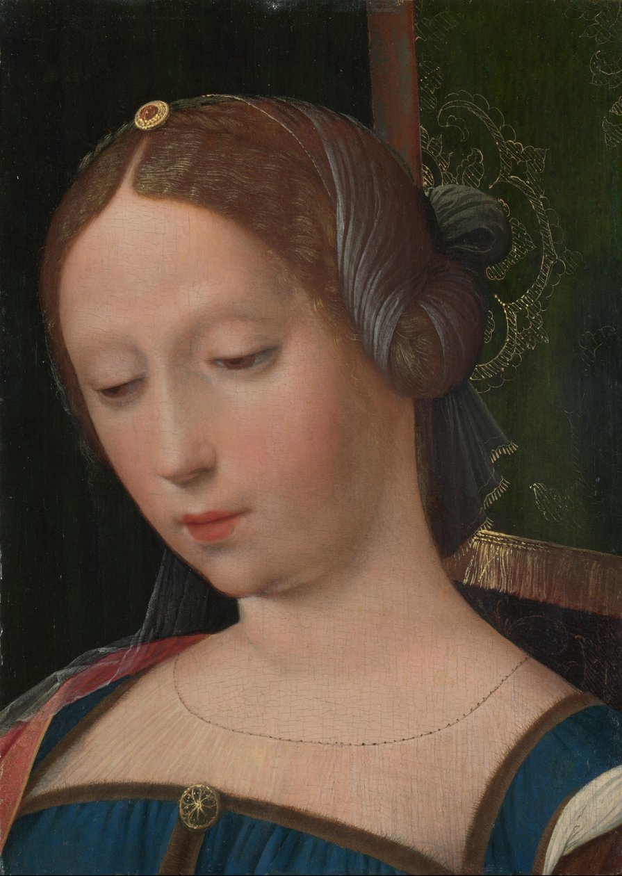 Bir Kadın Kafası by Master of the Female Half Lengths